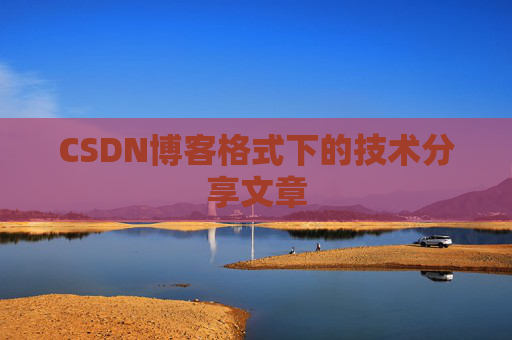 CSDN博客格式下的技术分享文章